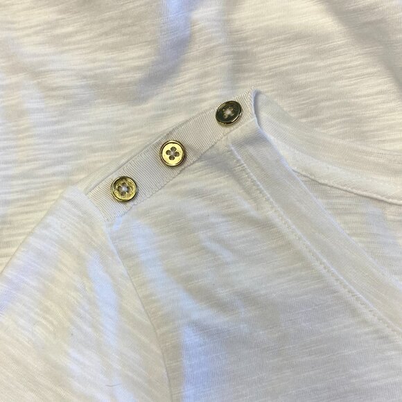 Talbots White Tee Nautical Style Size 1X - Picture 5 of 7